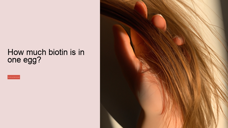 How much biotin is in one egg?