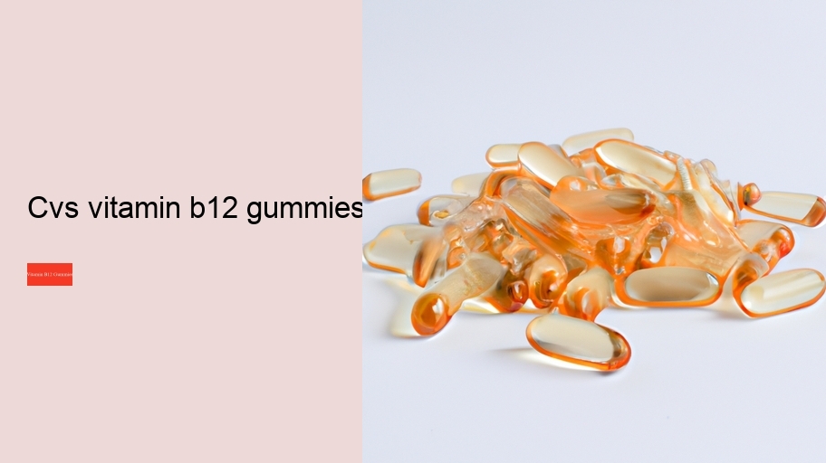 cvs vitamin b12 gummies
