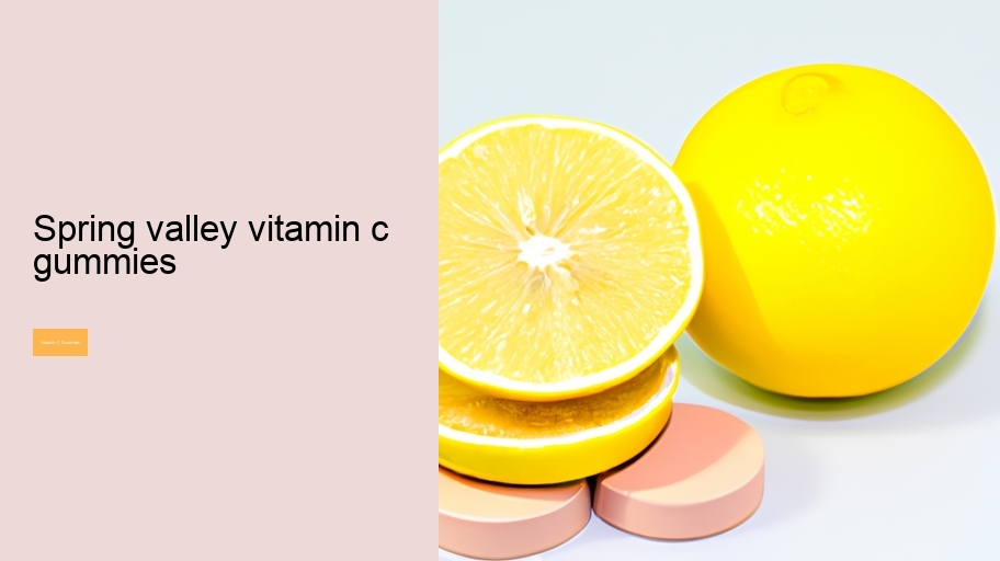 spring valley vitamin c gummies