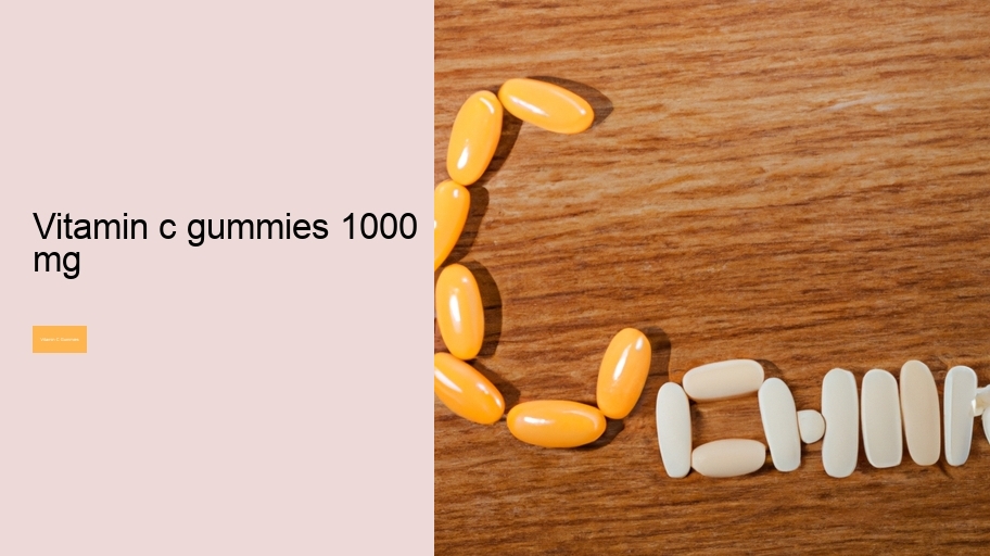 vitamin c gummies 1000 mg