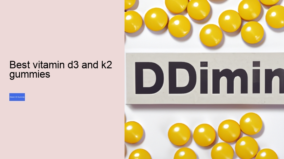 best vitamin d3 and k2 gummies