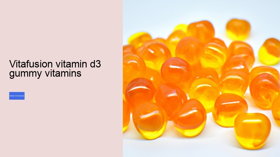 vitafusion vitamin d3 gummy vitamins