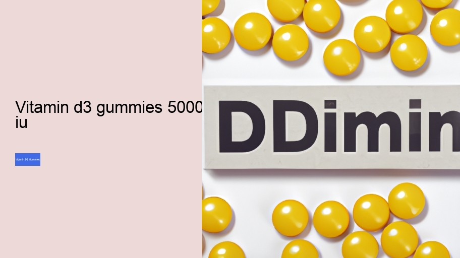 vitamin d3 gummies 5000 iu