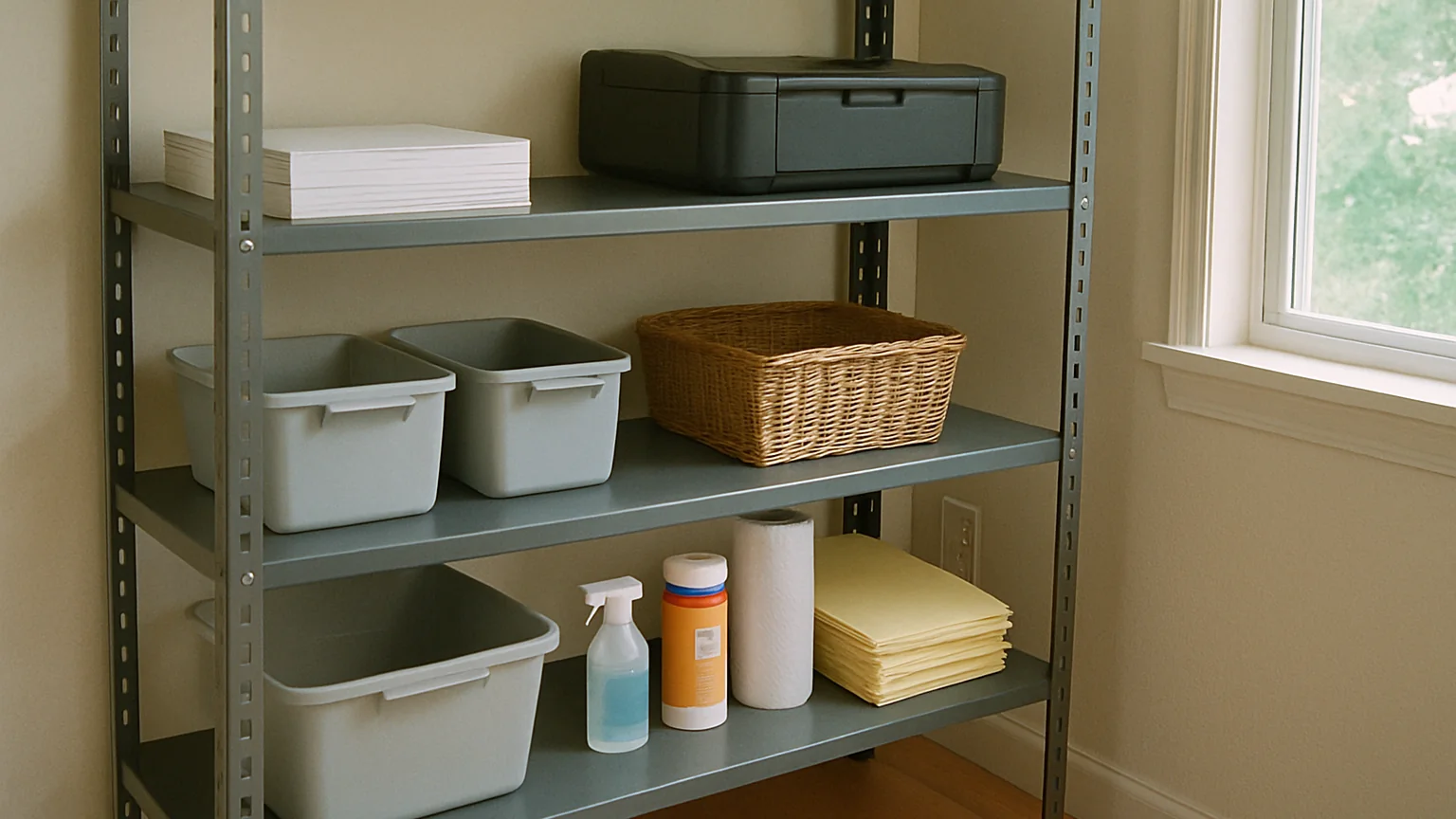 Wire vs Solid Shelves office metal shelving detail
